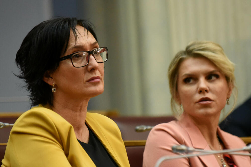 Predstavnice opozicije: Anka Vukićević i Draginja Vuksanović Stanković, Foto: Boris Pejović