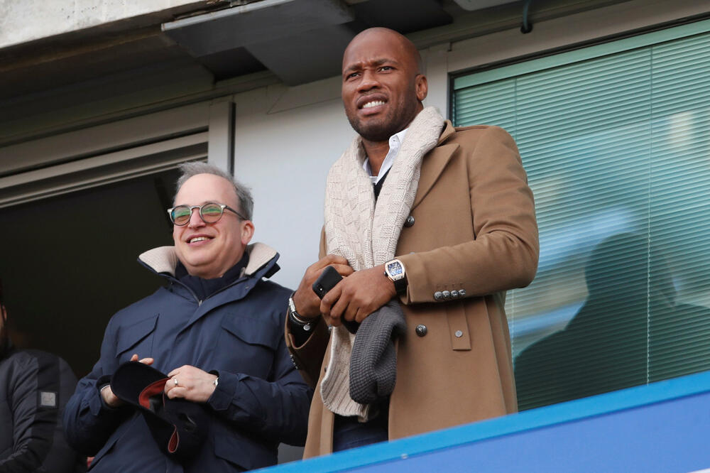 Didije Drogba na meču Čelsi - Vulverhemton