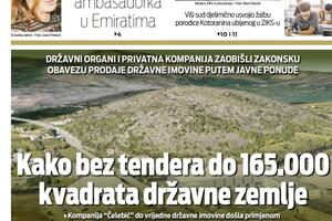 Naslovna strana "Vijesti" 12.3.