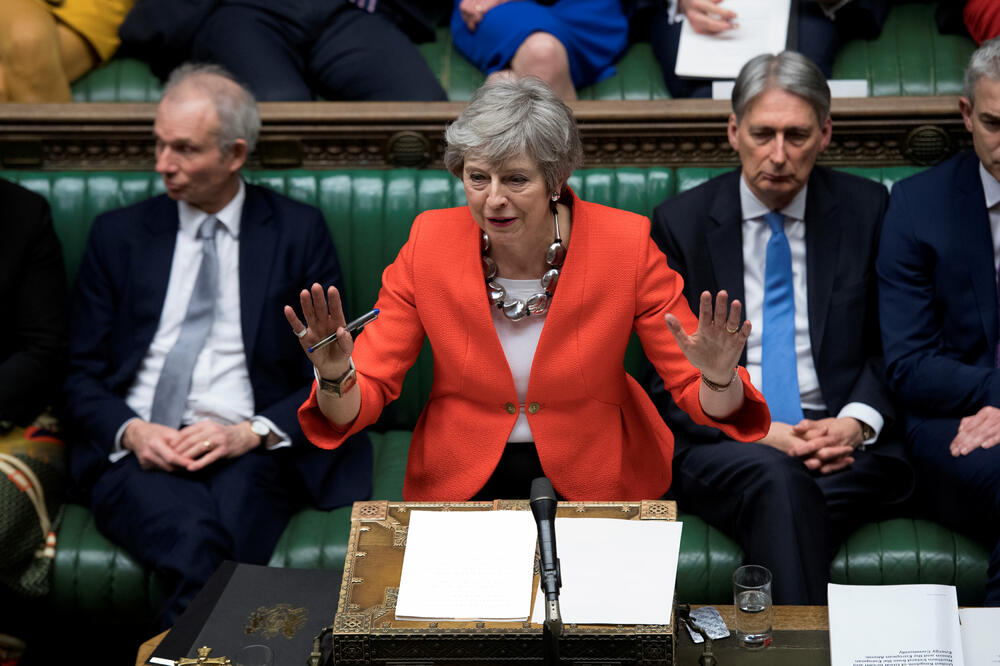 Tereza Mej u britanskom Parlamentu, Foto: Reuters
