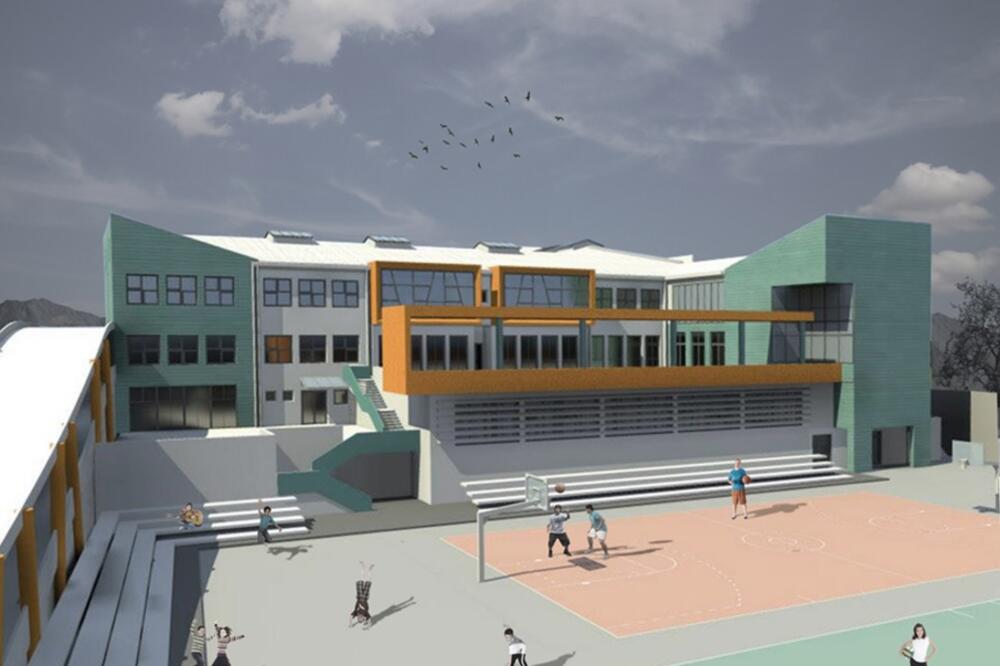 Ovako bi trebala da izgleda škola u Bijelom Polju, Foto: Uprava javnih radova