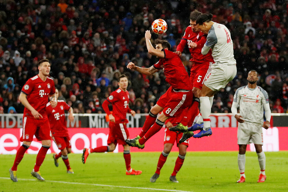 Van Dajk postiže drugi gol za Liverpul, Foto: Reuters