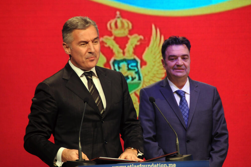 Milo Đukanović i Duško Knežević, Foto: Boris Pejović