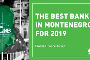 Global Finance: CKB je najbolja banka u Crnoj Gori