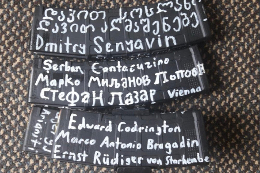 Municija napadača, Foto: Twitter (screenshot)