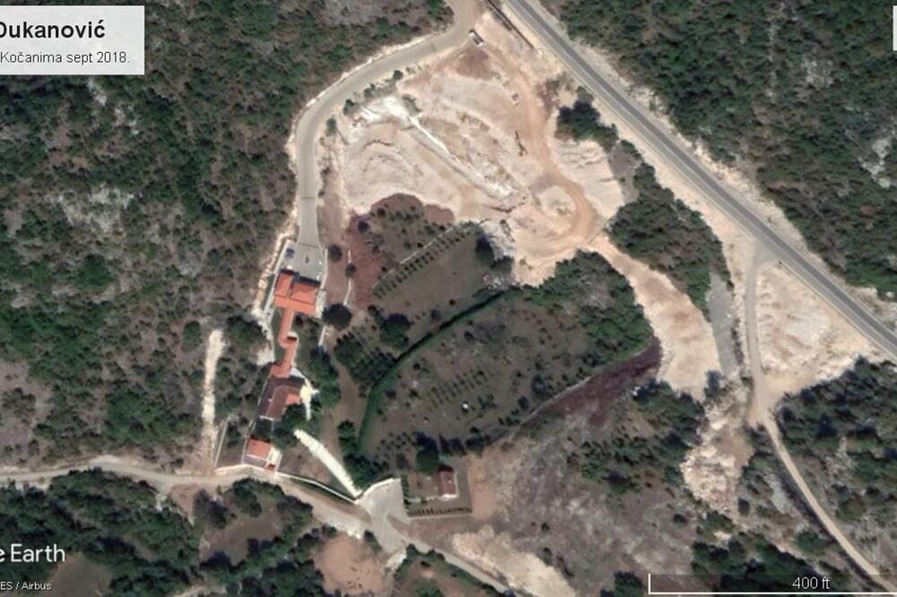 Snimak Google Eartha iz septembra 2018., Foto: Google Earth