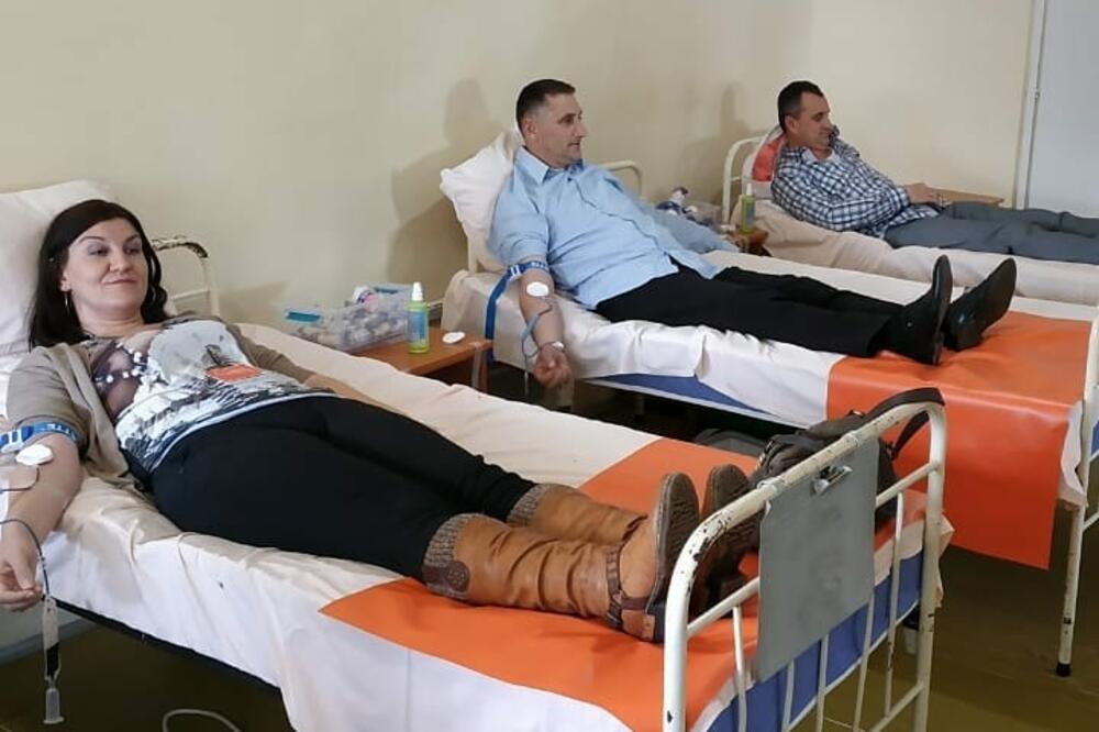 Sa akcije, Foto: Zavod za transfuziju Crne Gore
