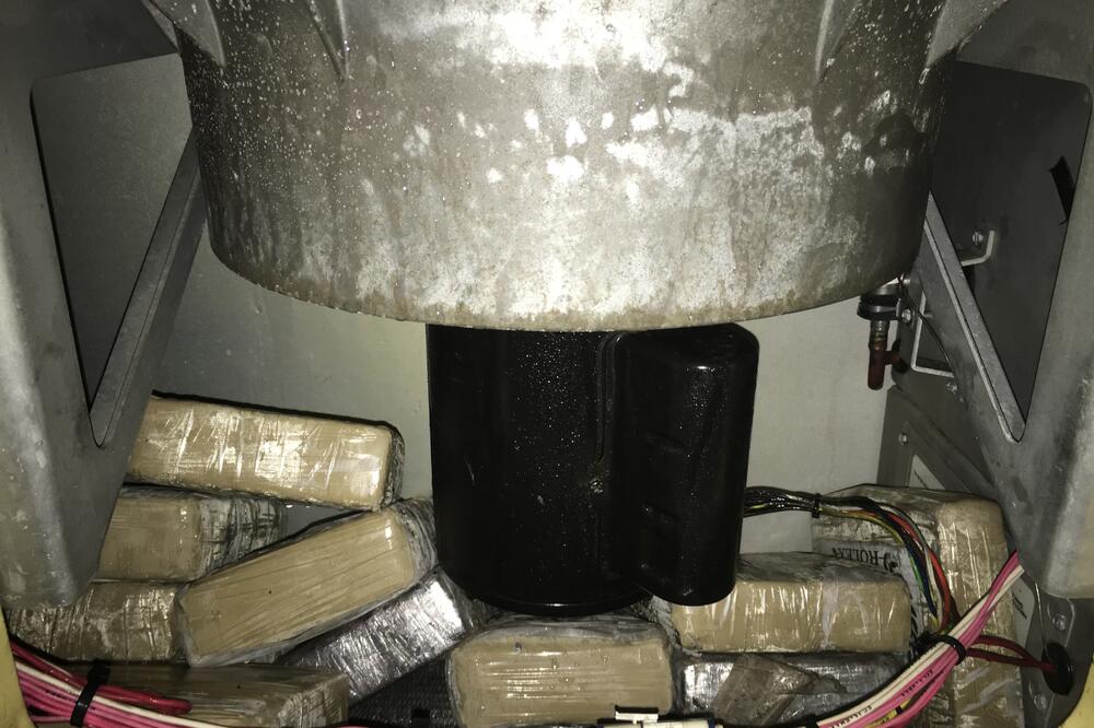 Zaplijenjeni kokain, Foto: Uprava policije