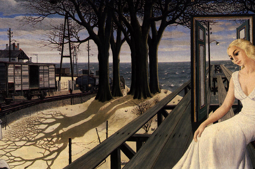 &ldquo;Sjenke&rdquo;, slika Pola Delvoa (1965), Foto: Pinterest