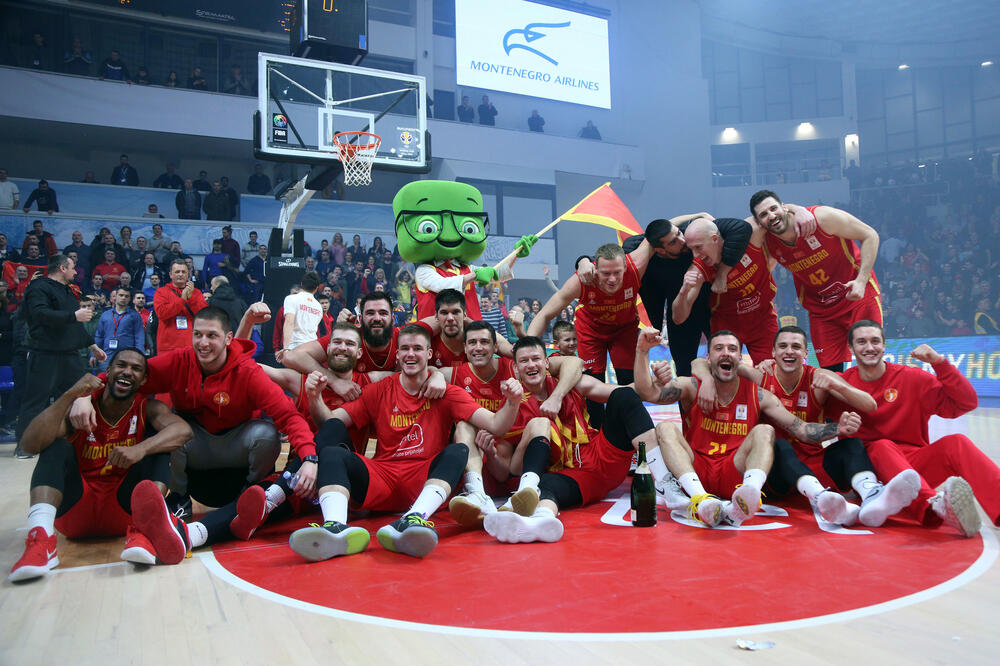 Košarkaši Crne Gore, Foto: Filip Roganović