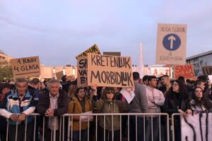 VIDEO Protest u Podgorici - od početka do kraja