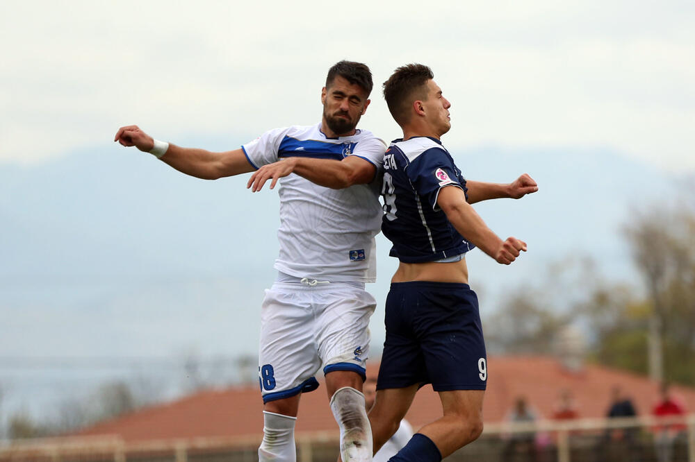 Derbi u Nikšiću, Sutjeska protiv Zete: Duel Stefana Cicmila i Nikole Krstovića, Foto: Filip Roganović