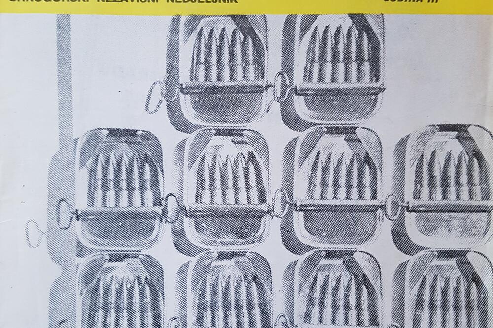 Naslovna strana Monitora iz aprila 1992. godine, Foto: Monitor