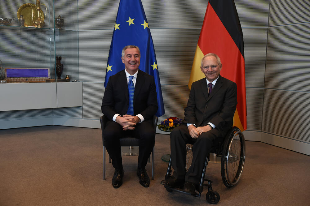 Đukanović i Šojble, Foto: Predsjednik.me