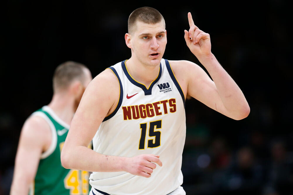 Jokić na meču sa Bostonom, Foto: Reuters