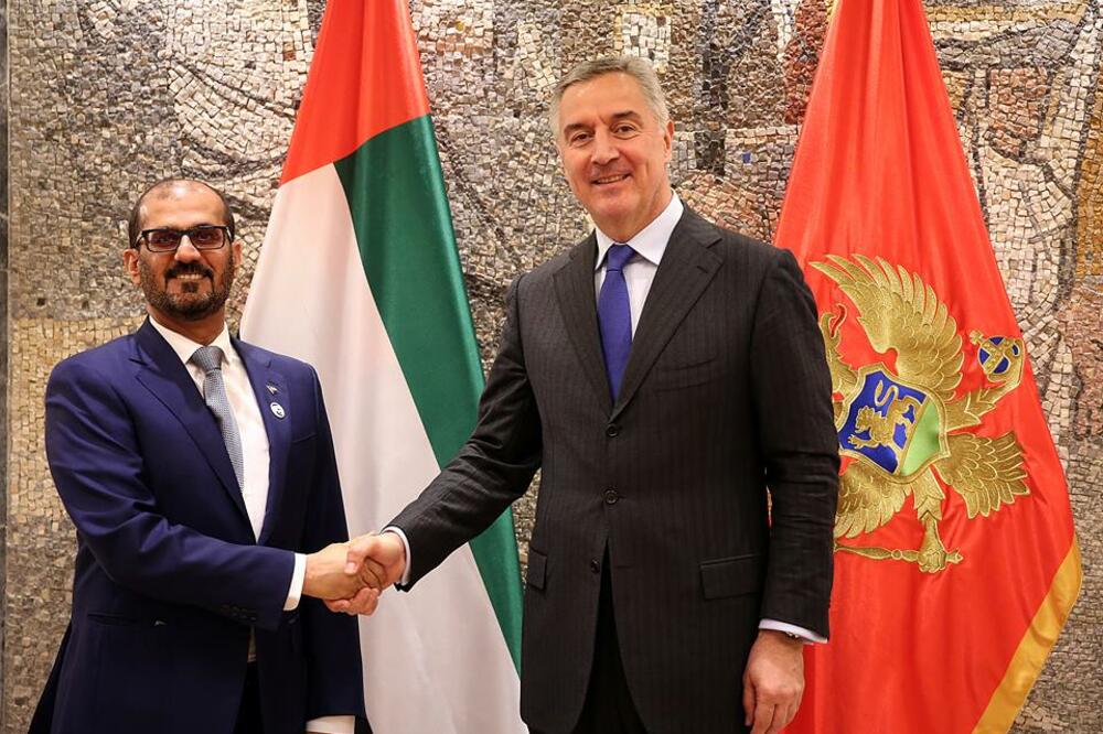 Al Hamadi i Đukanović, Foto: Predsjednik.me