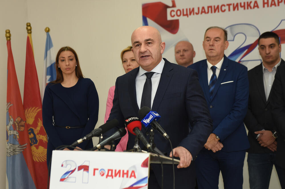 Joković na današnjem presu, Foto: Savo Prelević