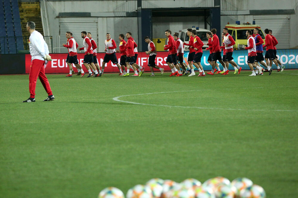 Trening reprezentacije Crne Gore u Sofiji, Foto: Filip Roganović