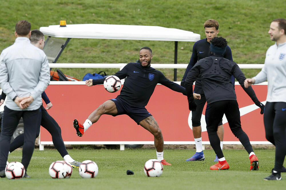 Trening reprezentacije Engleske, Foto: AP