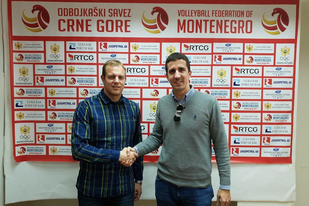 Komesar takmičeenja Miloš Jovanović i Nemanja Zenović, direktor OK Budva
