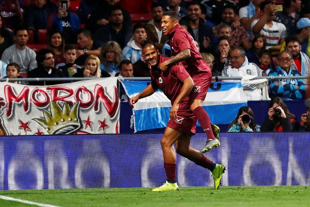 Salomon Rondon slavi prvi gol Venecuele, Foto: Reuters