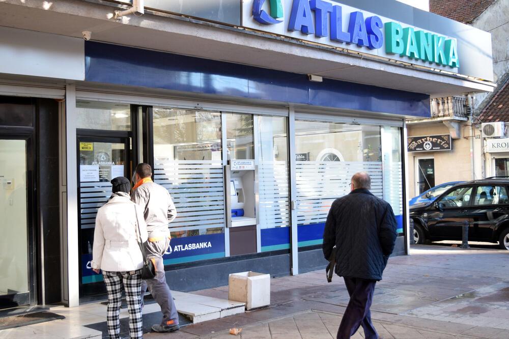 Poslovnica Atlas banke u Podgorici, Foto: Luka Zeković