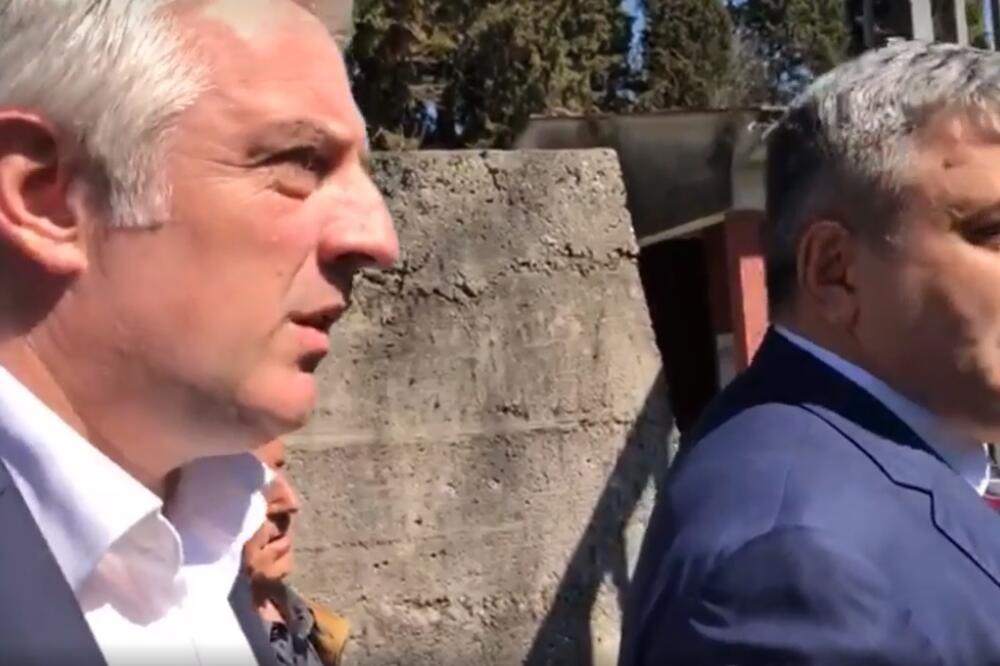 Funkcioneri Nove srpske demokratije Jovan Vučurović i Slaven Radunović, Foto: DF