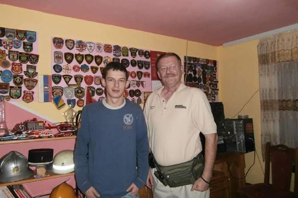 Jasmin Tutundžić (lijevo) sa kolegom iz Zagreba, Foto: Privatna arhiva