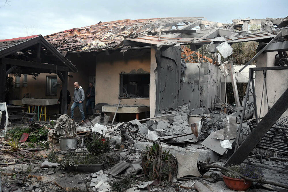 Kuća koju je pogodila raketa, Foto: Reuters