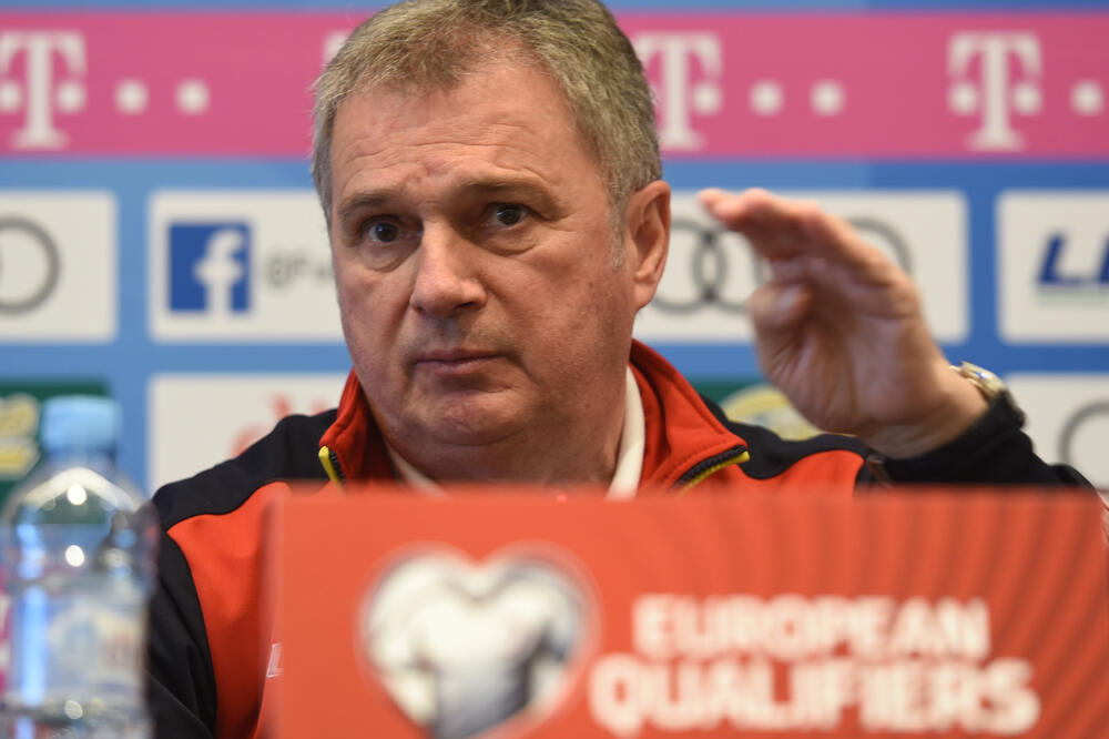 Tumbaković juče na pres-konferenciji, Foto: Savo Prelević