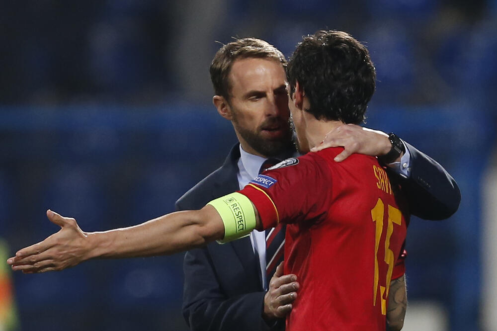 Sautgejt sa Stefanom Savićem nakon meča, Foto: AP