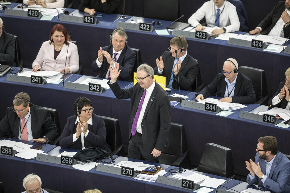 Glasanje u Evropskom parlamentu, Foto: Jean-Francois Badias/AP