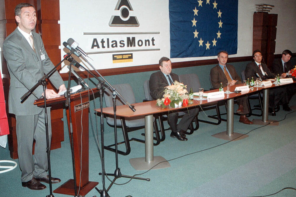 Đukanović na seminaru u Atlas montu 2003. godine, Foto: Savo Prelević