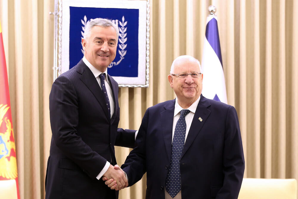 Đukanović i Rivlin, Foto: Kabinet Predsjednika Crne Gore