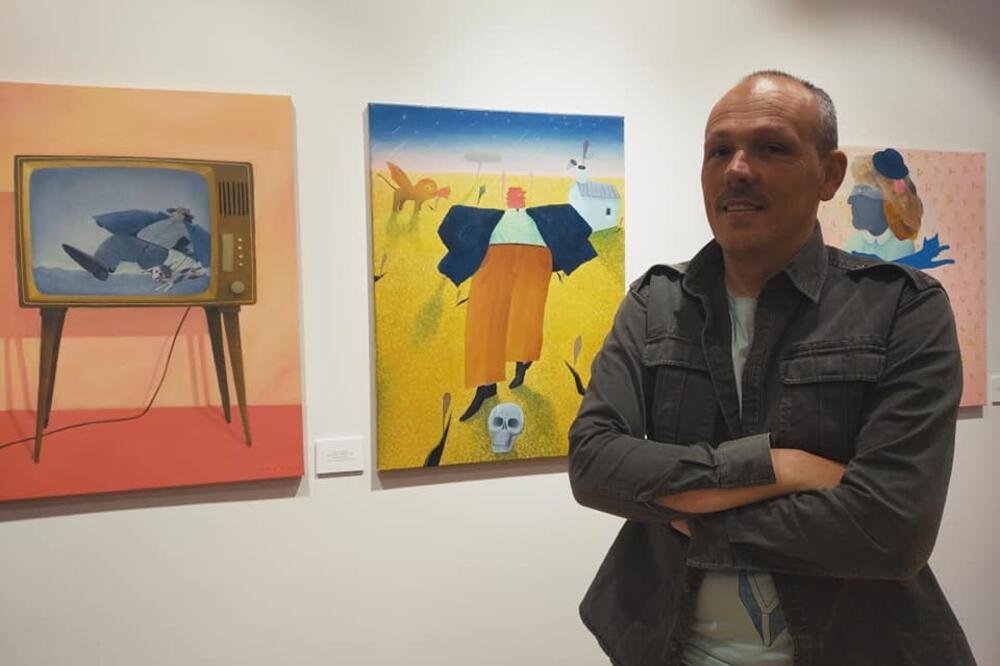 Boja ga vuče nakon dugo crtanja: Jakša Ćalasan, Foto: Jelena Kontić