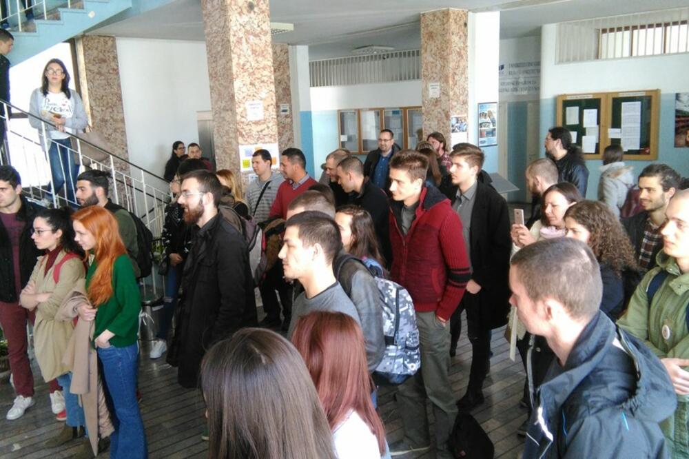 Sa protesta studenata, Foto: Svetlana Mandić