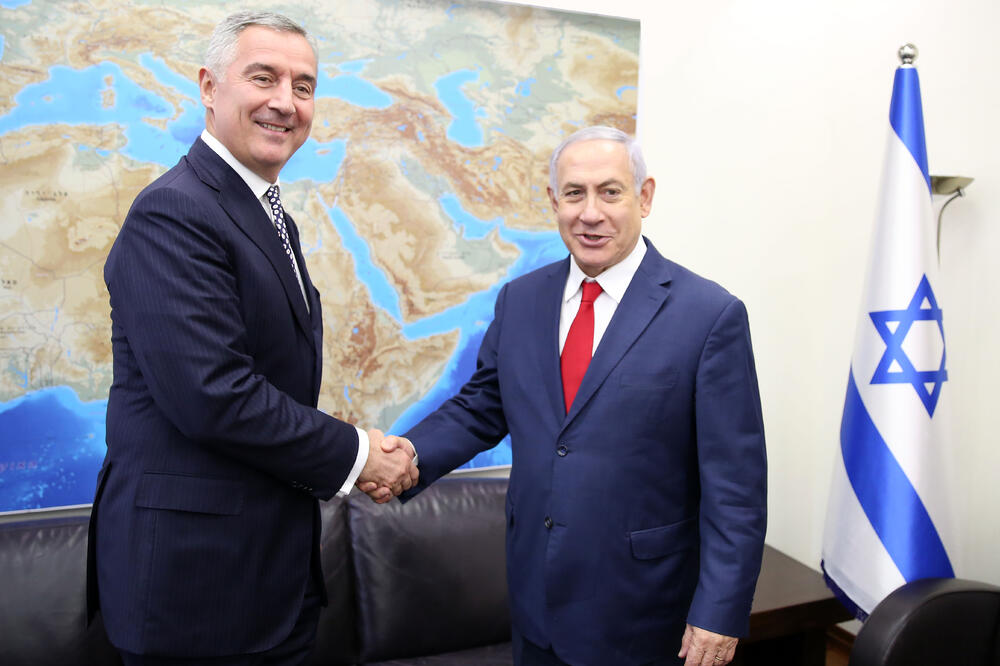 Đukanović i Netanjahu, Foto: Služba za informisanje Predsjednika Crne Gore