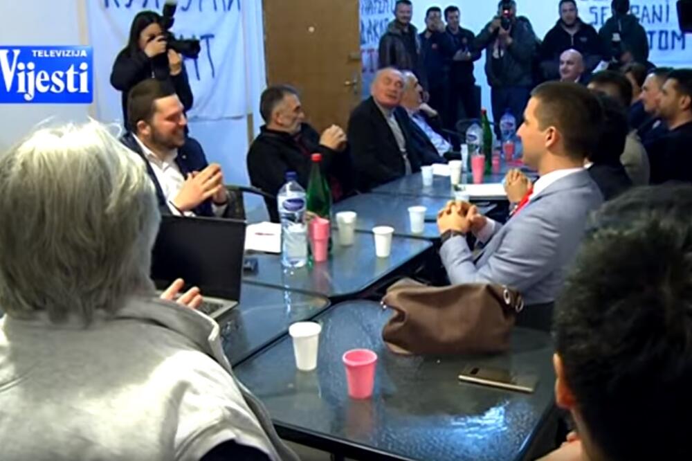 Sa sastanka opozicije i pokreta "Odupri se", Foto: Screenshot/TV Vijesti