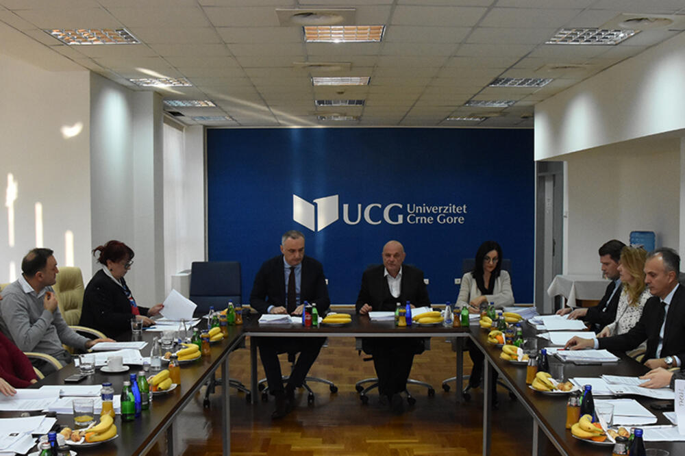 Sa ranije sjednice Upravnog odbora UCG, Foto: Ucg.ac.me