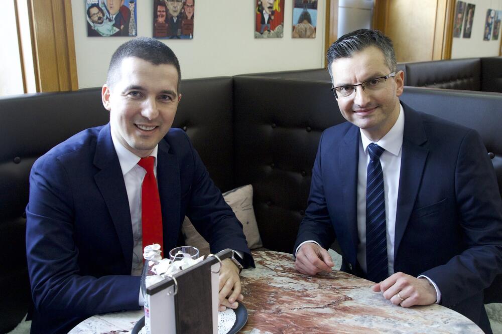 Bečić i Šarec, Foto: Demokratska Crna Gora