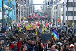 FOTO Marš za klimu: Hiljade Belgijanaca na ulicama Brisela