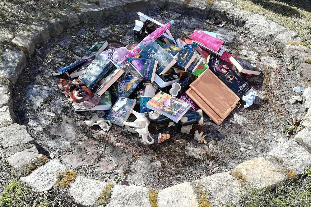 Zapaljene knjige, Foto: Facebook.com