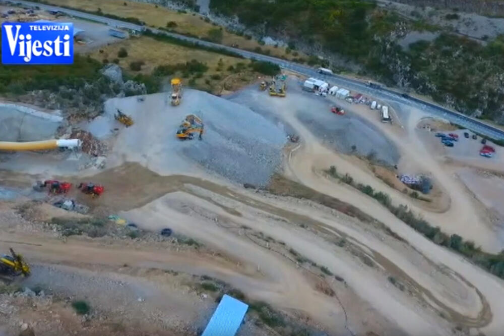 Sa gradilišta autoputa Bar - Boljare, Foto: TV Vijesti