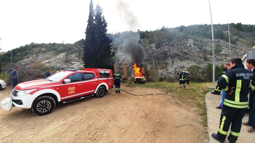 Sa danas održane vježbe