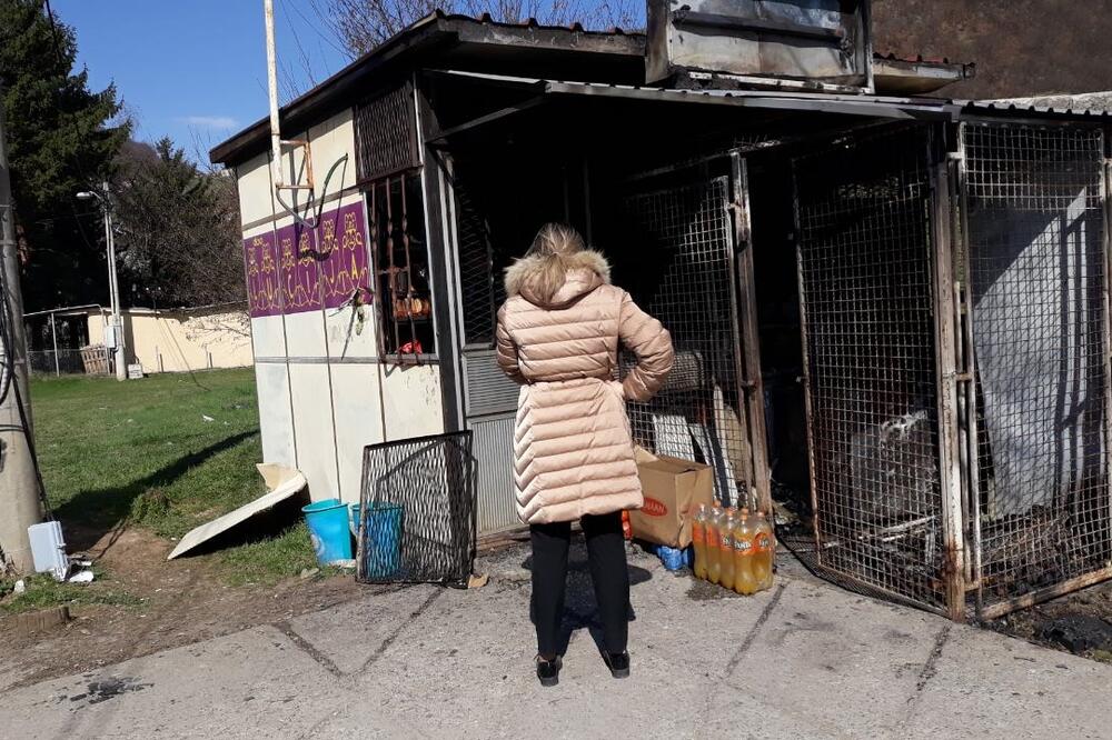 Zapaljena radnja Tomkića, Foto: Tufik Softić