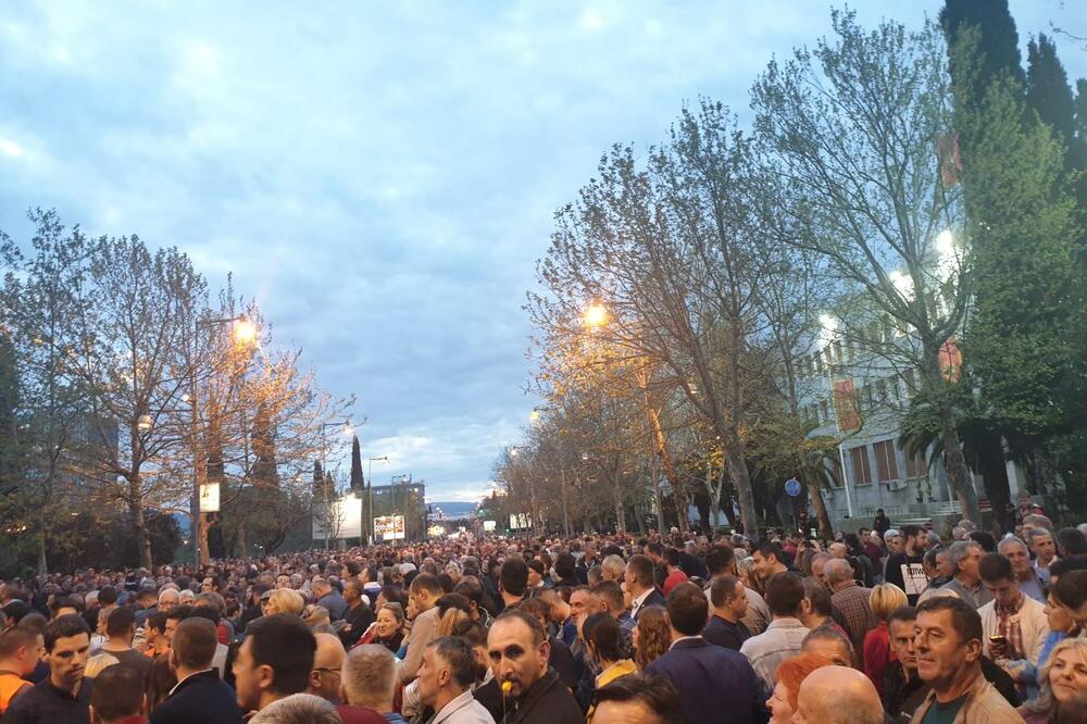 Sa protesta, Foto: Srdan Kosović