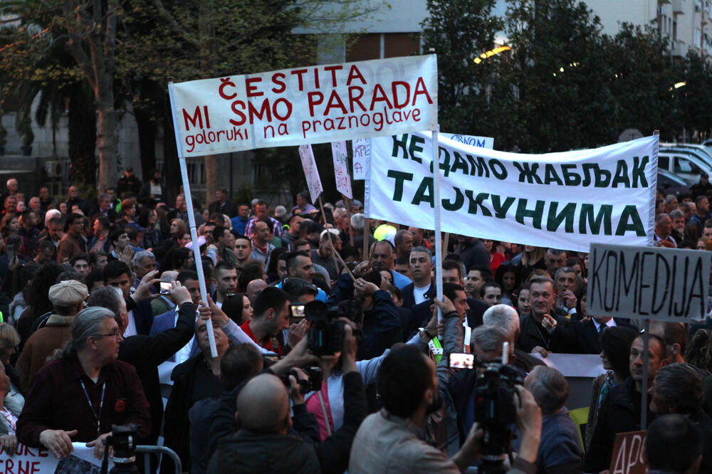 Sa protesta, Foto: Luka Zeković