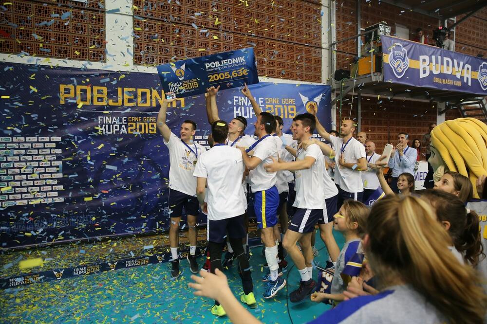 Odbojkaši Budve slave trijumf u Kupu, Foto: OSCG
