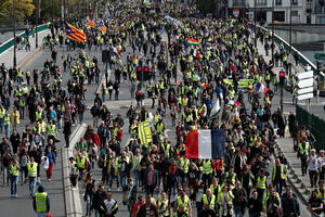 Mediji: Do sada najslabiji odziv na protestima u Francuskoj