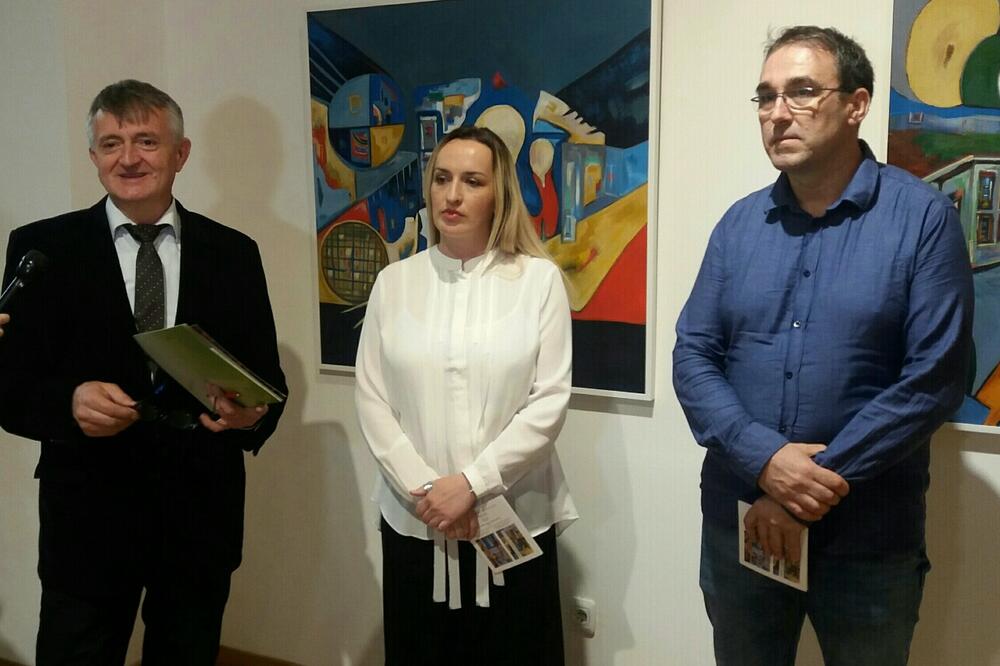 Sa otvaranja izložbe Anele Nurković Kulenović, Foto: Goran Malidžan